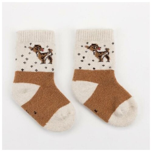 фото Носки тод размер 23/25, коричневый, бежевый