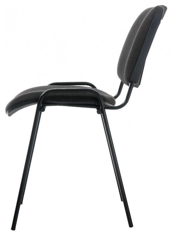 Easy Chair Стул FA_EChair Rio(изо) черн, ткань серая С-38/ТК-2 - фотография № 3