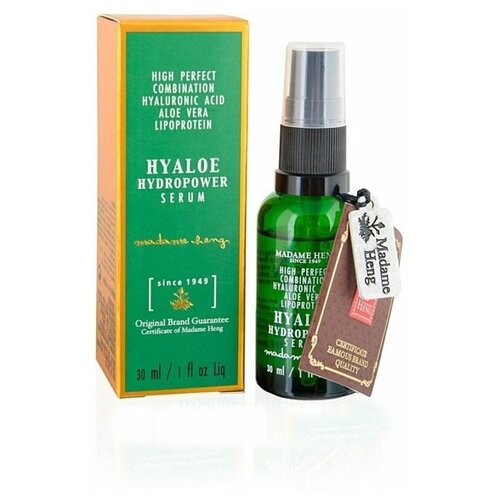 Madame Heng Сыворотка с гиалуроновой кислотой, экстрактом алоэ вера и липопротеинами 30ml