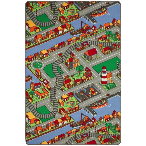 Детский игровой коврик с дорогой Playmat Town-G9 прямоугольник (133*200 см)