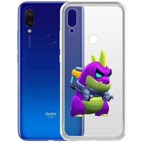 фото Чехол-накладка clear case brawl stars-мегамонстр для xiaomi redmi 7 krutoff group