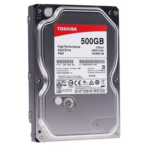 фото Жесткий диск toshiba 500gb hdwd105uzsva