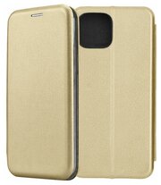 Чехол-книжка Fashion Case для Xiaomi 11 Lite 5G NE золотой