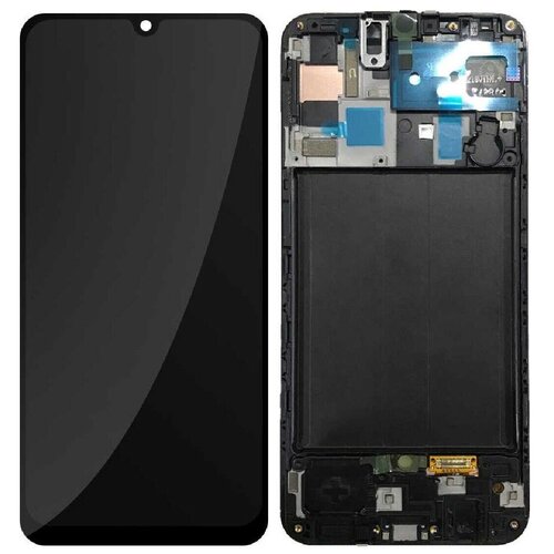 Дисплей для телефона Samsung A505F (A50) модуль Черный