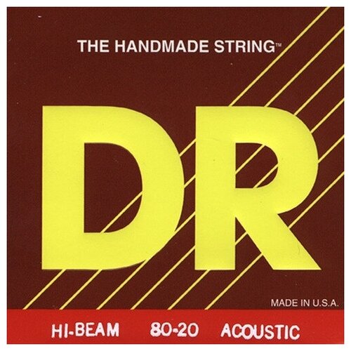 Струны для акустической гитары DR String HA-12 HI-BEAM струны для акустической гитары martin msp7100 lifespan sp 12 54