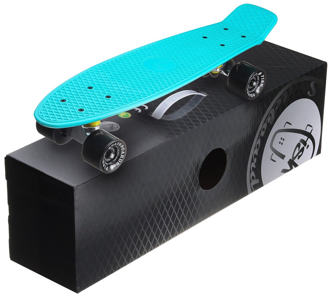 Пенни Борд Fish Skateboards 22" Бирюза