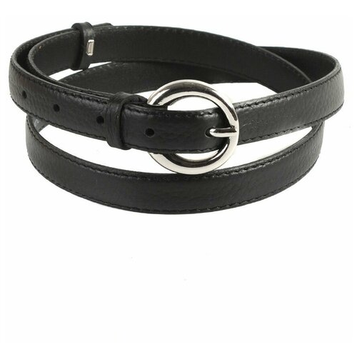 фото Ремень/ремень женский/ремень женский натуральная кожа/meyninger/рн-2819/черный/110/модель ремень женский/с классической пряжкой