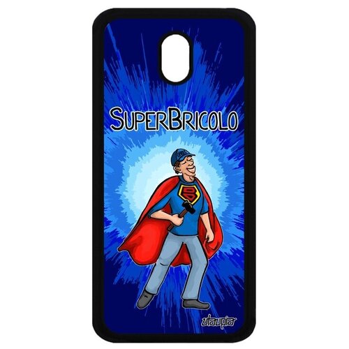 фото Противоударный чехол на телефон // galaxy j3 2017 // "супермастер" мастер смешной, utaupia, синий