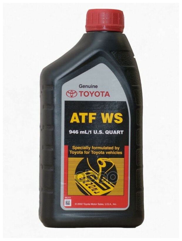 Масло Акпп Тойота/Тоета/Таёта/Toyota Atf Ws (0 946 Л) TOYOTA00289ATFWS