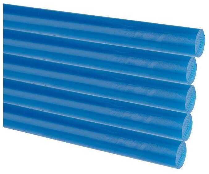 Стержни клеевые Ø11мм, 270мм, синие (10 шт/уп), хедер REXANT, цена за 1 упак