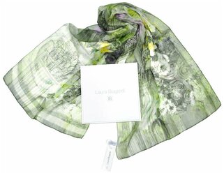 Элегантный светлый шарф для подарка Laura Biagiotti 828991