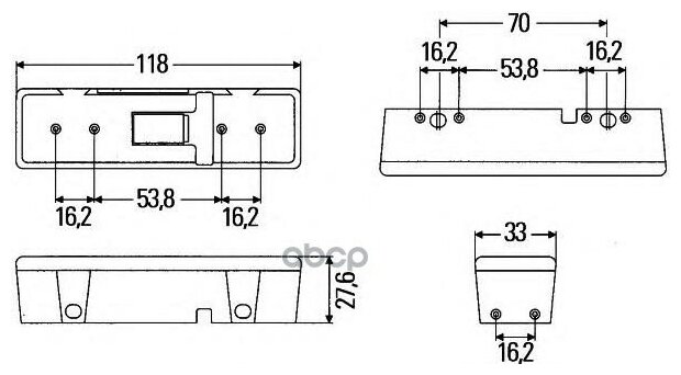 Дополнительный Фонарь Сигнал HELLA арт. 2XD 008 997-021