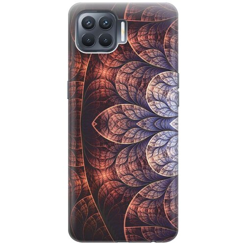 фото Re:pa чехол - накладка artcolor для oppo reno4 lite с принтом "умиротворенность"