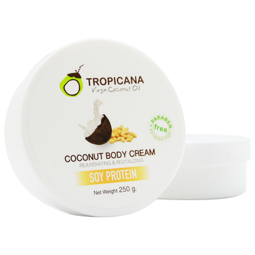 [TROPICANA] Крем для тела соевый протеин Coconut Body cream Soy bean, 250 мл