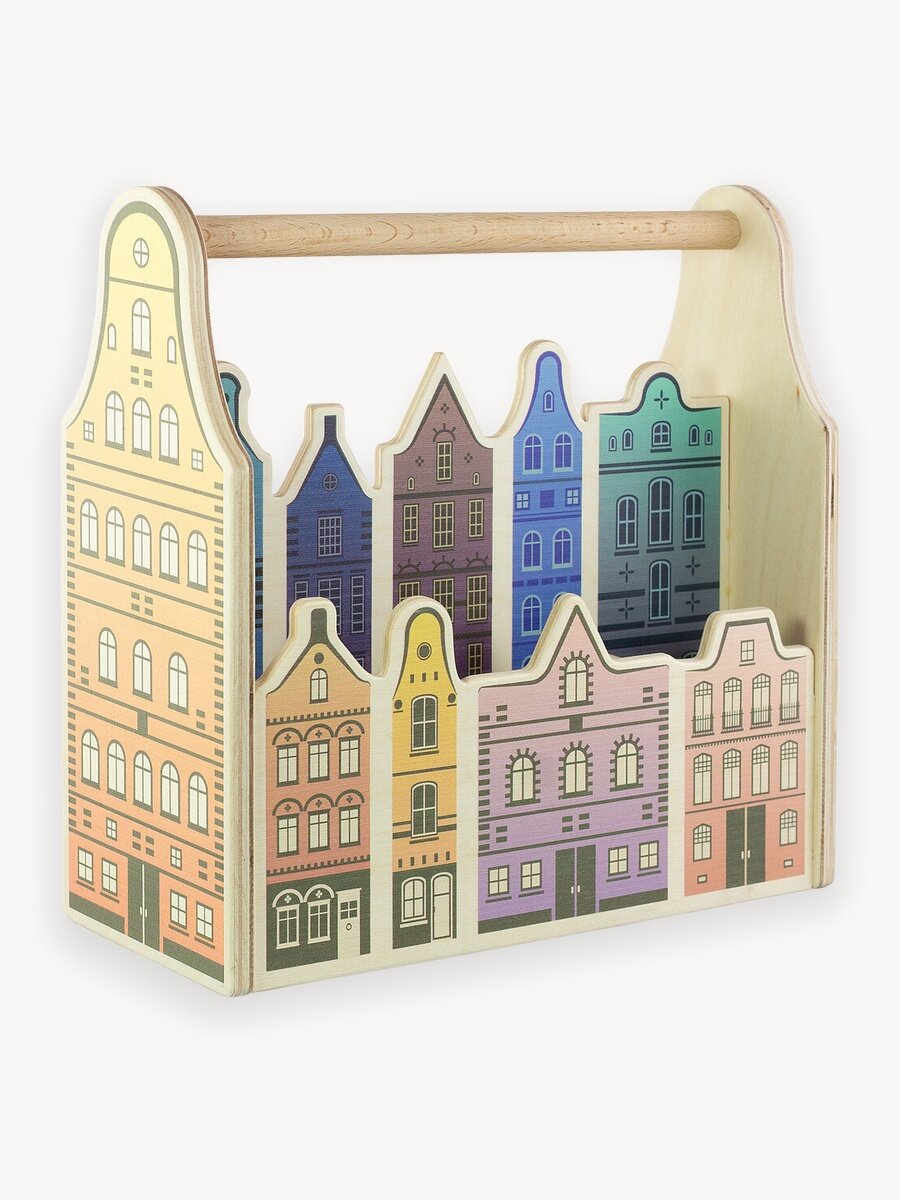 Органайзер для канцелярских принадлежностей деревянный детский Nobikum