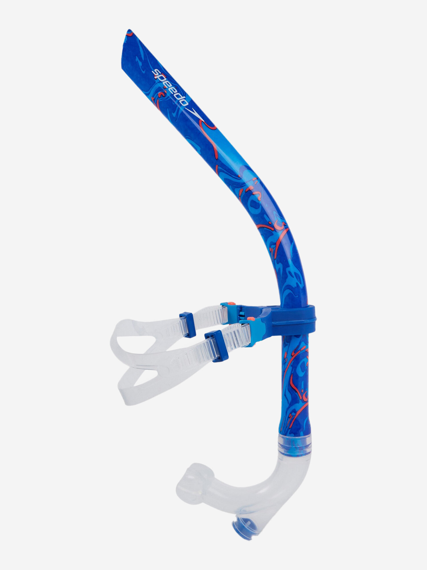 Трубка для плавания Speedo Centre Snorkel синий 8-07361F959, голубой, размер One Size .