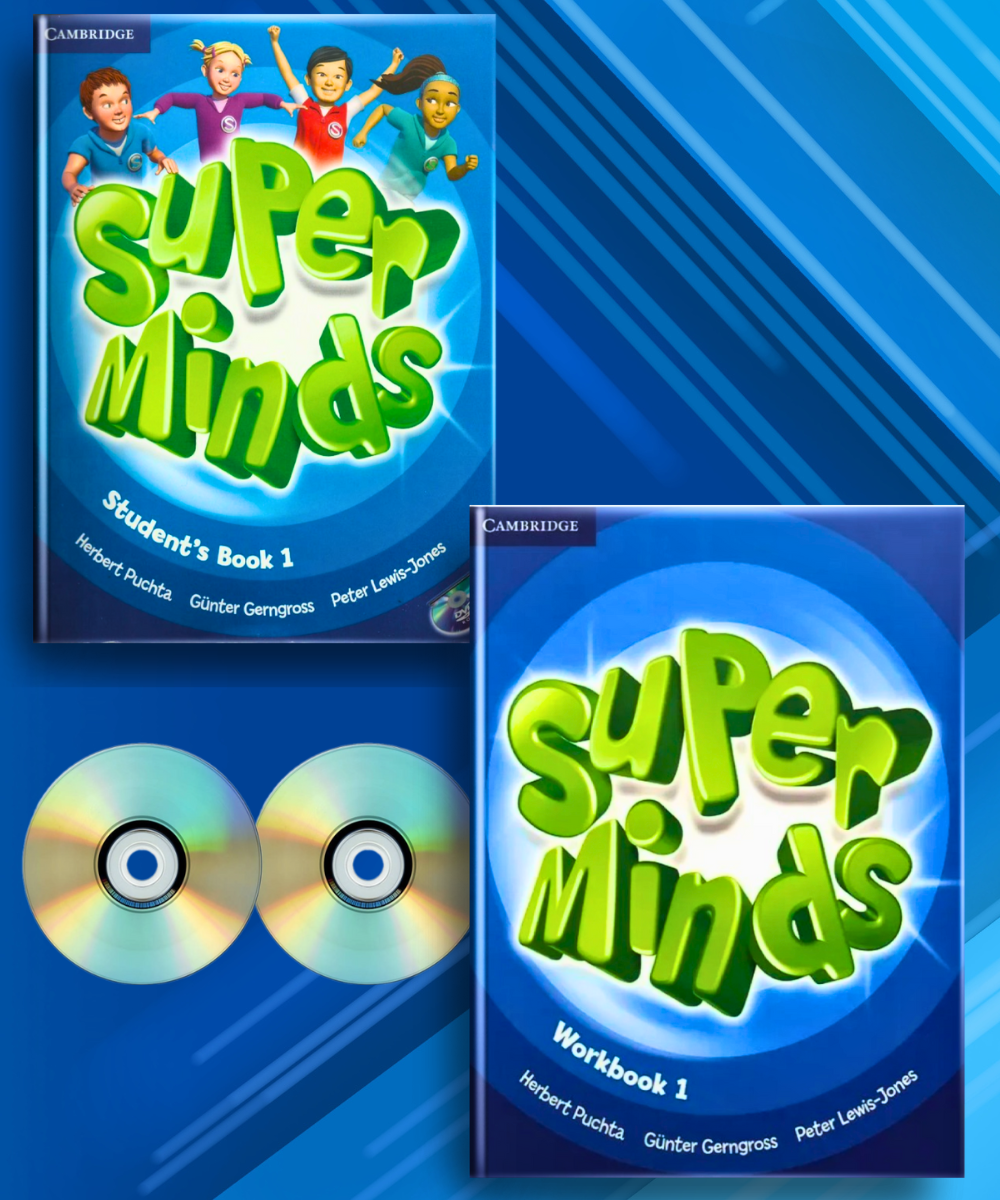 Super Minds1 комплект : Учебник + рабочая тетрадь + диск