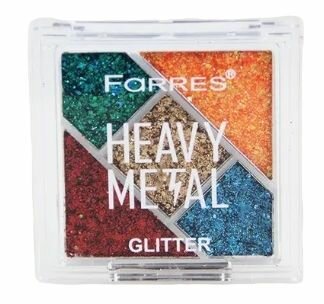 Farres cosmetics Тени для век Heavy Metal Glitter, тон 04