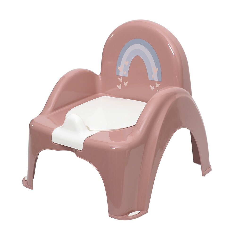 Горшок-стульчик КНР "Метео", антискользящий, розовый (ME-007)