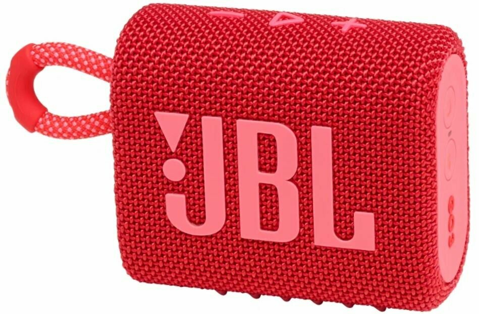 Портативная акустика JBL GO 3, 4.2 Вт, красный