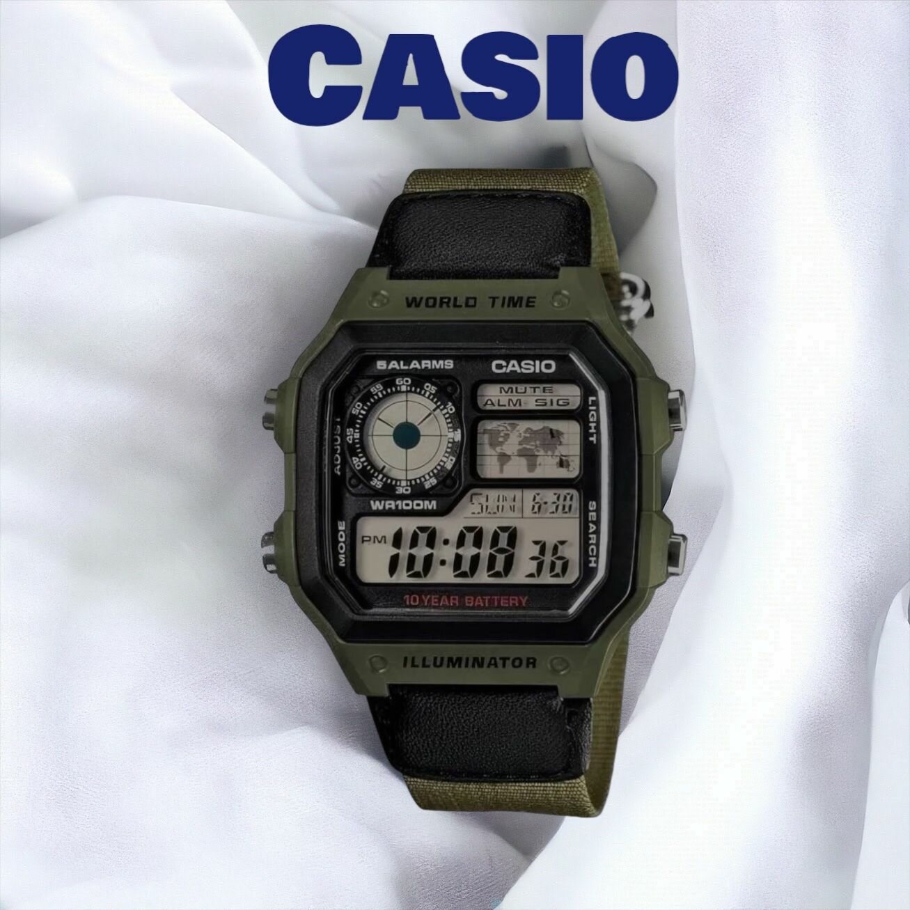 Наручные часы CASIO AE-1200WHB-3B