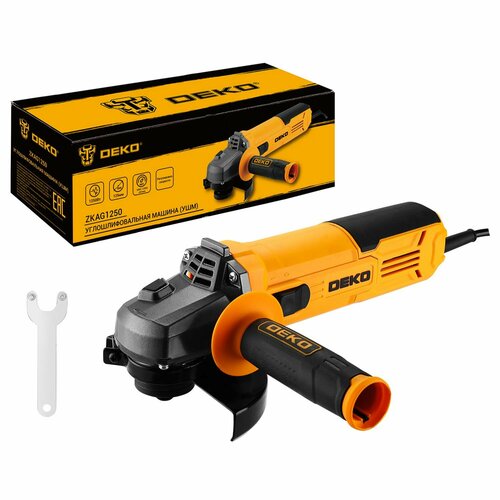 Углошлифовальная машина DEKO ZKAG1250 125мм 1250 Вт 3196₽