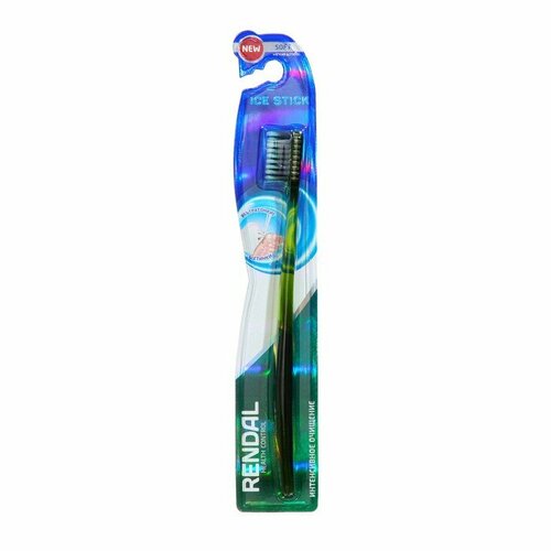 Зубная щетка Rendal Ice Stick, мягкая зубная щетка мягкая rendal massager микс 1 шт