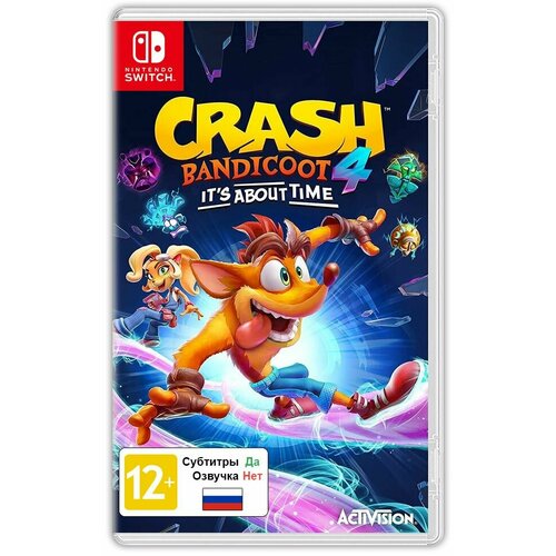 Игра Crash Bandicoot 4: Это вопрос времени (Nintendo Switch, Русские субтитры)