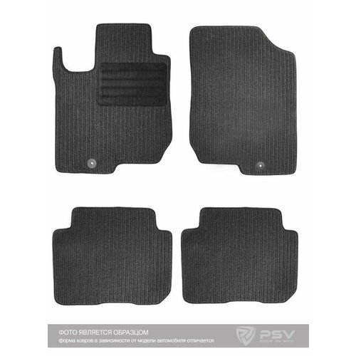 Коврики в машину для Lada / Лада Samara текстиль Robust черный