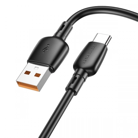USB-C кабель BOROFONE BX93 Super Type-C, 3A, 100W, 1м, PVC (черный)