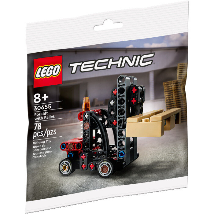 Конструктор LEGO Technic 30655 Вилочный погрузчик с поддоном