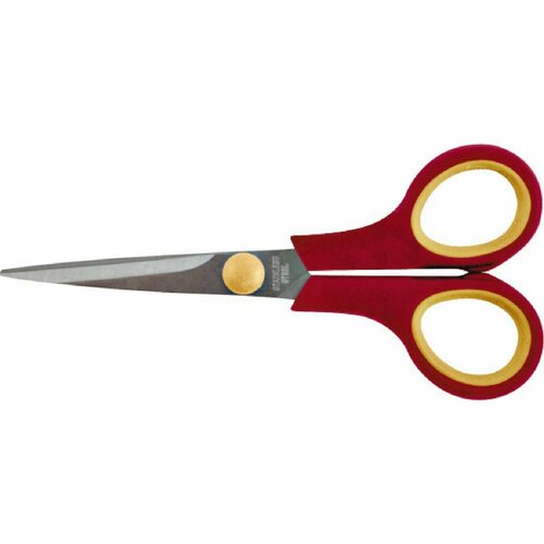 Fit 67328 Ножницы бытовые нержавейка прорезиненные ручки 14мм 135 мм 310₽