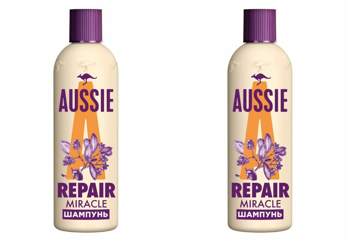 Aussie Шампунь для волос Repair Miracle, 300мл, 2шт /