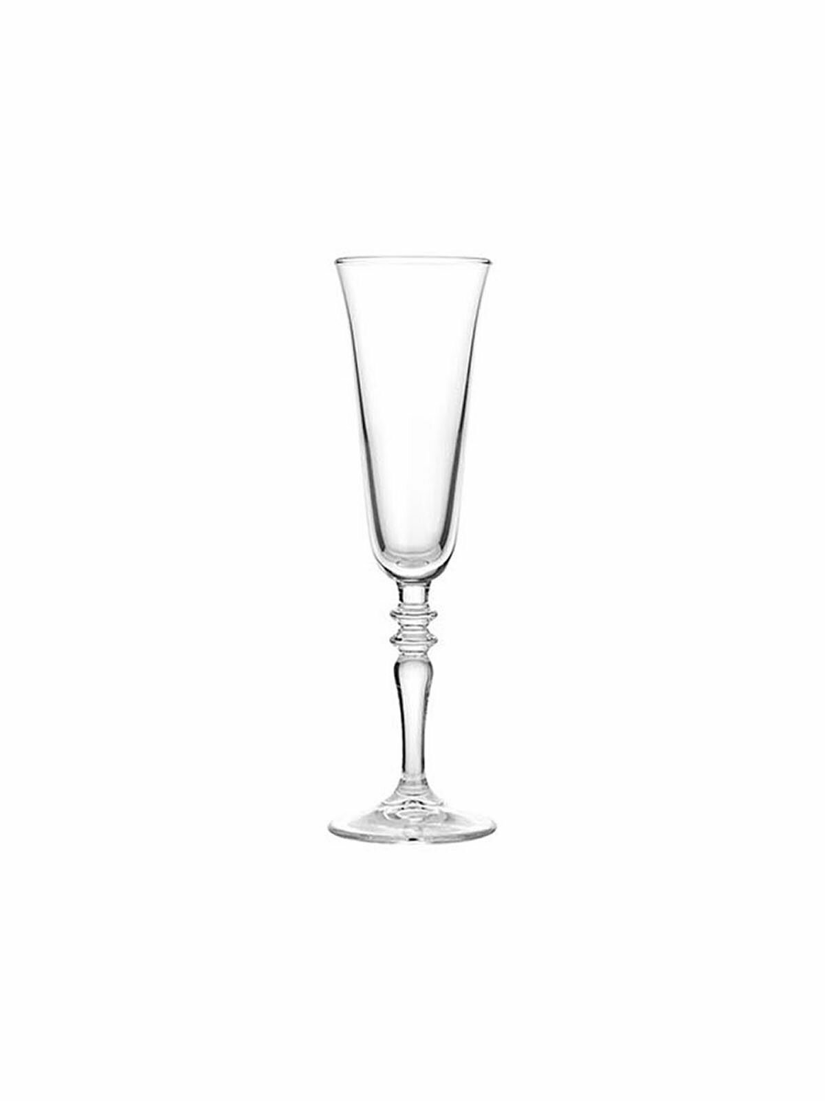 Бокалы для шампанского 4 шт Pasabahce Vintage, стеклянные, 190 мл