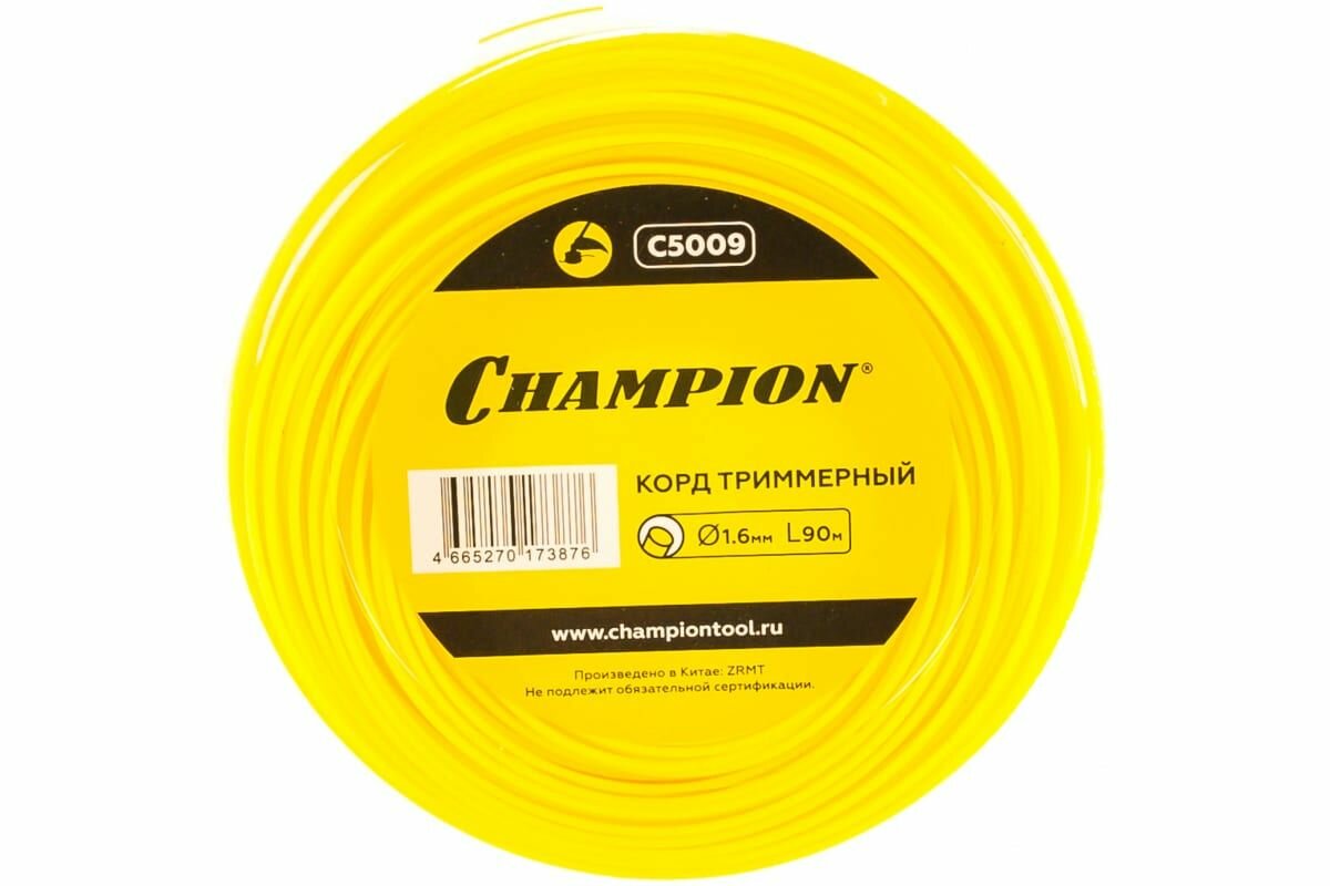 Корд триммерный Round (1.6 мм; 90 м; круглый) CHAMPION C5009