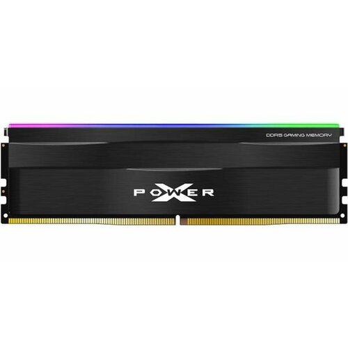 Оперативная память для компьютера 16Gb (1x16Gb) PC5-48000 6000MHz DDR5 DIMM CL40 Silicon Power XPower Zenith RGB SP016GXLWU600FSF