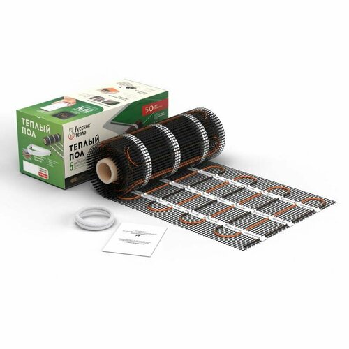 Теплый пол нагревательный мат Русское тепло РТ-960-600 площадь 6 м 960 Вт 10035₽