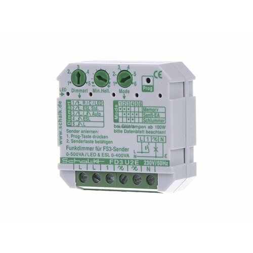 Диммер скрытого монтажа 500VA FD3 U2E – Schalk – FD3U2E9 – 4046929101332