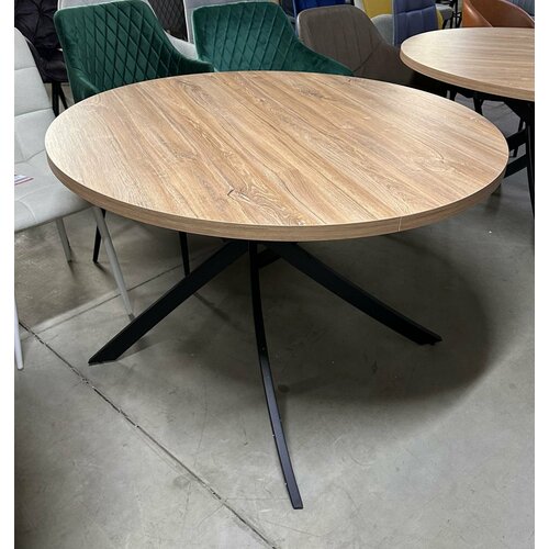 Стол дарио D100 Дуб Канзас / Черный каркас М-City