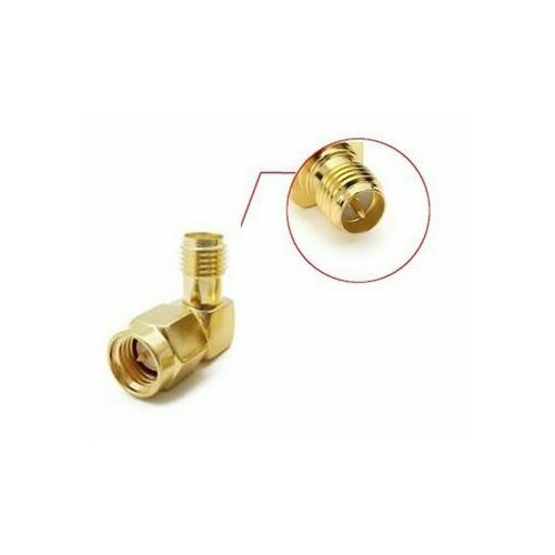 Высокочастотный переходник 90 RP-SMA Female на SMA Male AIIIFPV AIII-AN-088-RS