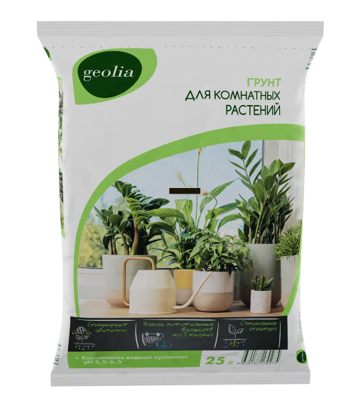 фото Грунт для комнатных растений Geolia 25 литров