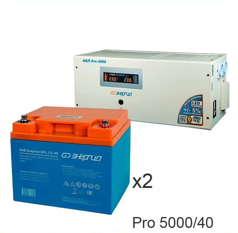 Энергия PRO-5000 + Энергия GPL 12–40