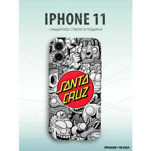 Чехол Iphone 11 santa cruz санта круз