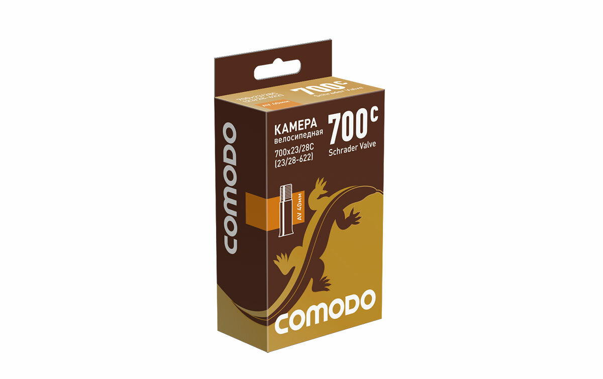 Камера COMODO 700 x 23/28C (23/28 - 622) AV48 мм бутиловая