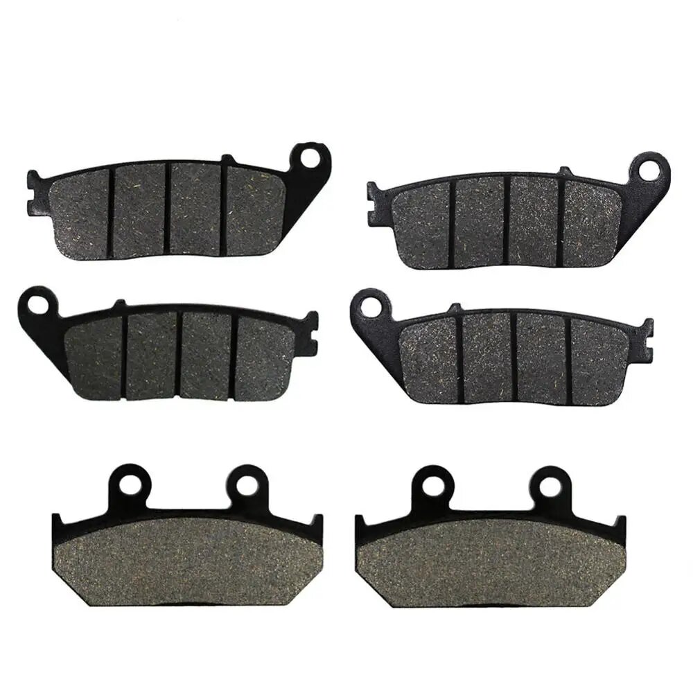 Передние и задние тормозные колодки для мотоцикла Suzuki BURGMAN AN650, 650, 2003, 2004, 2005, 2006, 2007, 2008, 2009, 2010, 2011, 2012, 2013 - 2017, Серый
