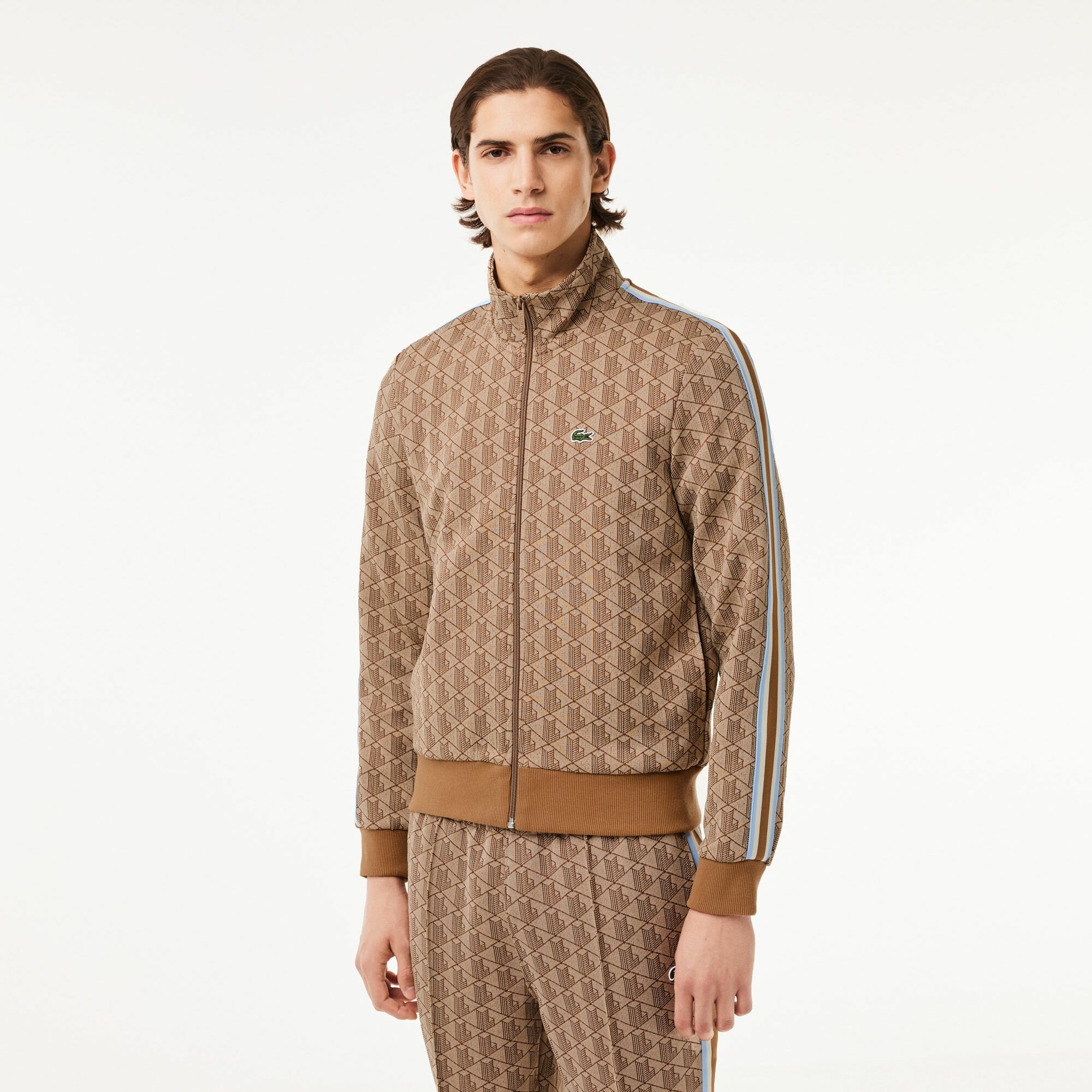 Толстовка LACOSTE, размер T3, , коричневый