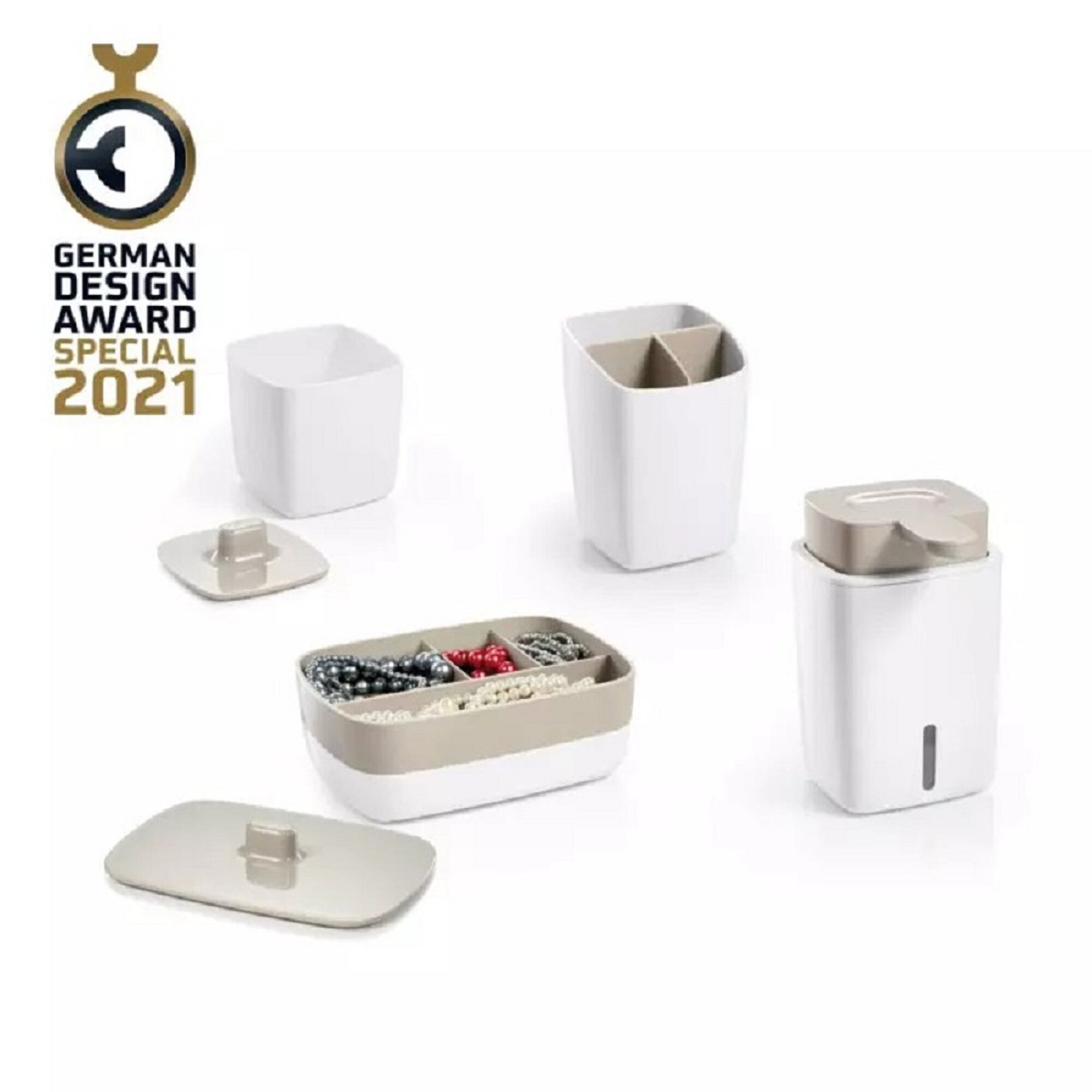 Кухонный дозатор жидкого мыла Tescoma Lagoon, пластик, 160 мл — фото 1