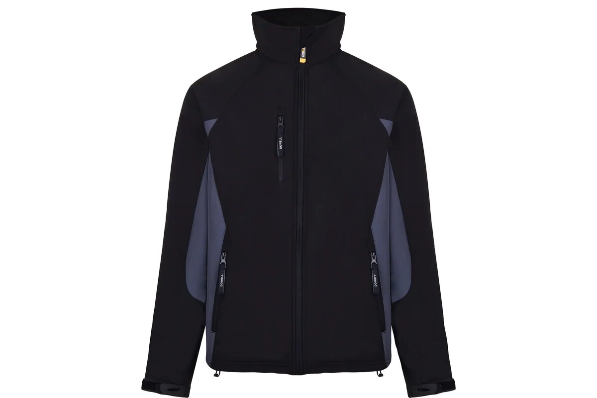 DOWELL Куртка Softshell чёрная XXL D81550-XXL