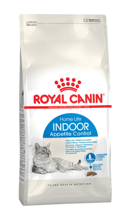 Royal Canin Для домашних кошек, контроль аппетита 1-7лет (Indoor Appetite Control), 400г 0.4 кг