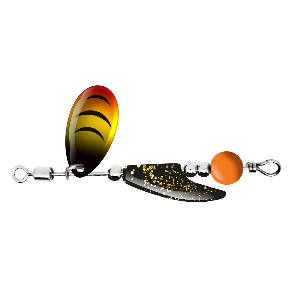 Блесна Stinger Furia Round #1 3,5гр #BW Для ловли форели